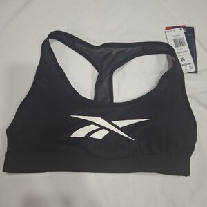 Reebok Women's Black and White Sports Bra